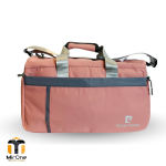 lightweight cotton shoe compartment bag