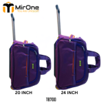 purple durable 20-inch trolley