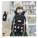 black waterproof kids backpack BBI1102