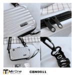 durable business travel bag white